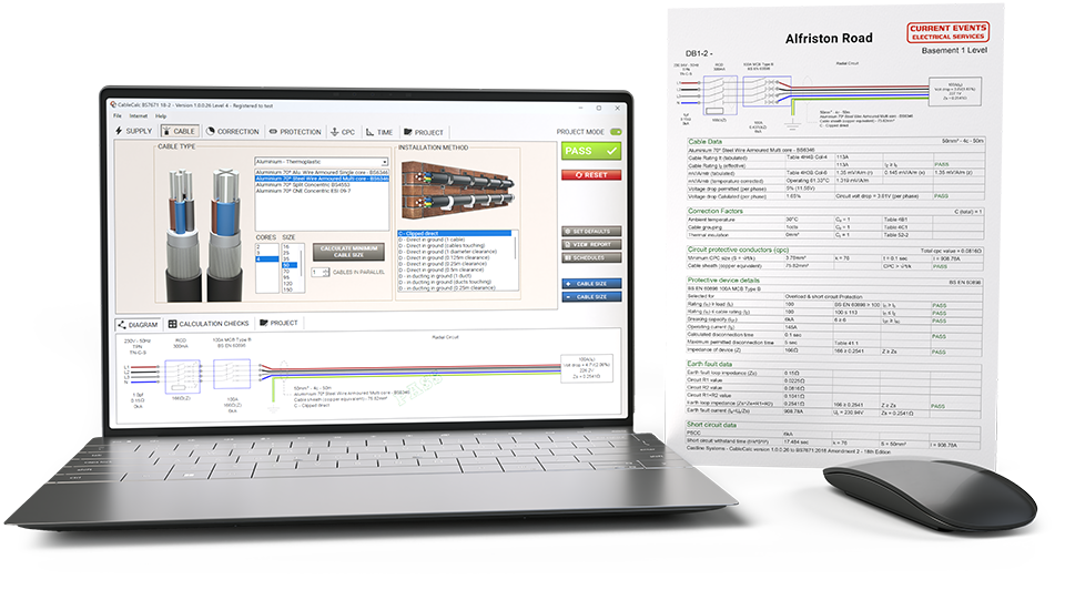 CableCalc BS7671 Macbook